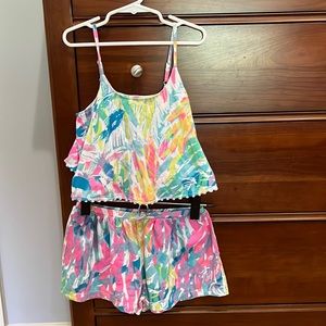 Lilly Pulitzer Mini Franni Set Size M (6-7)